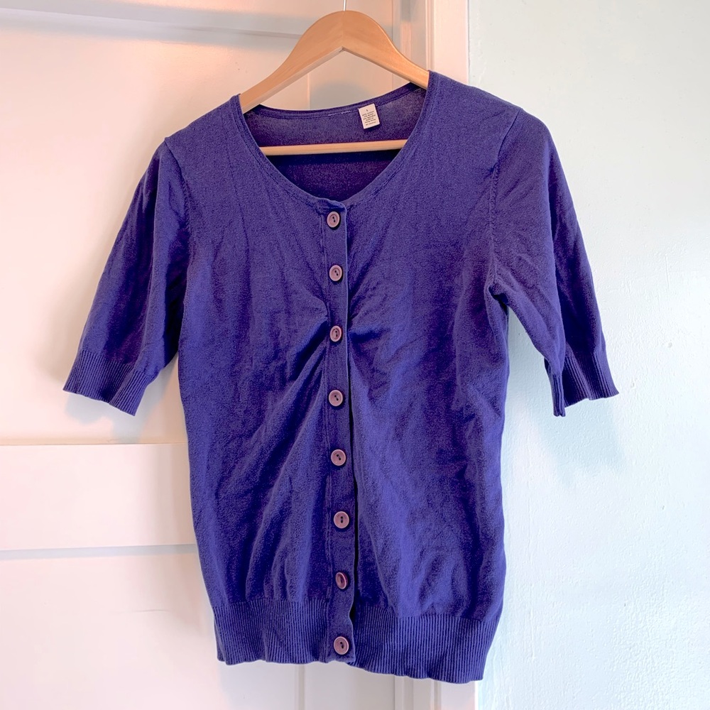 BP Nordstrom • Periwinkle Cardigan • Short-Sleeved